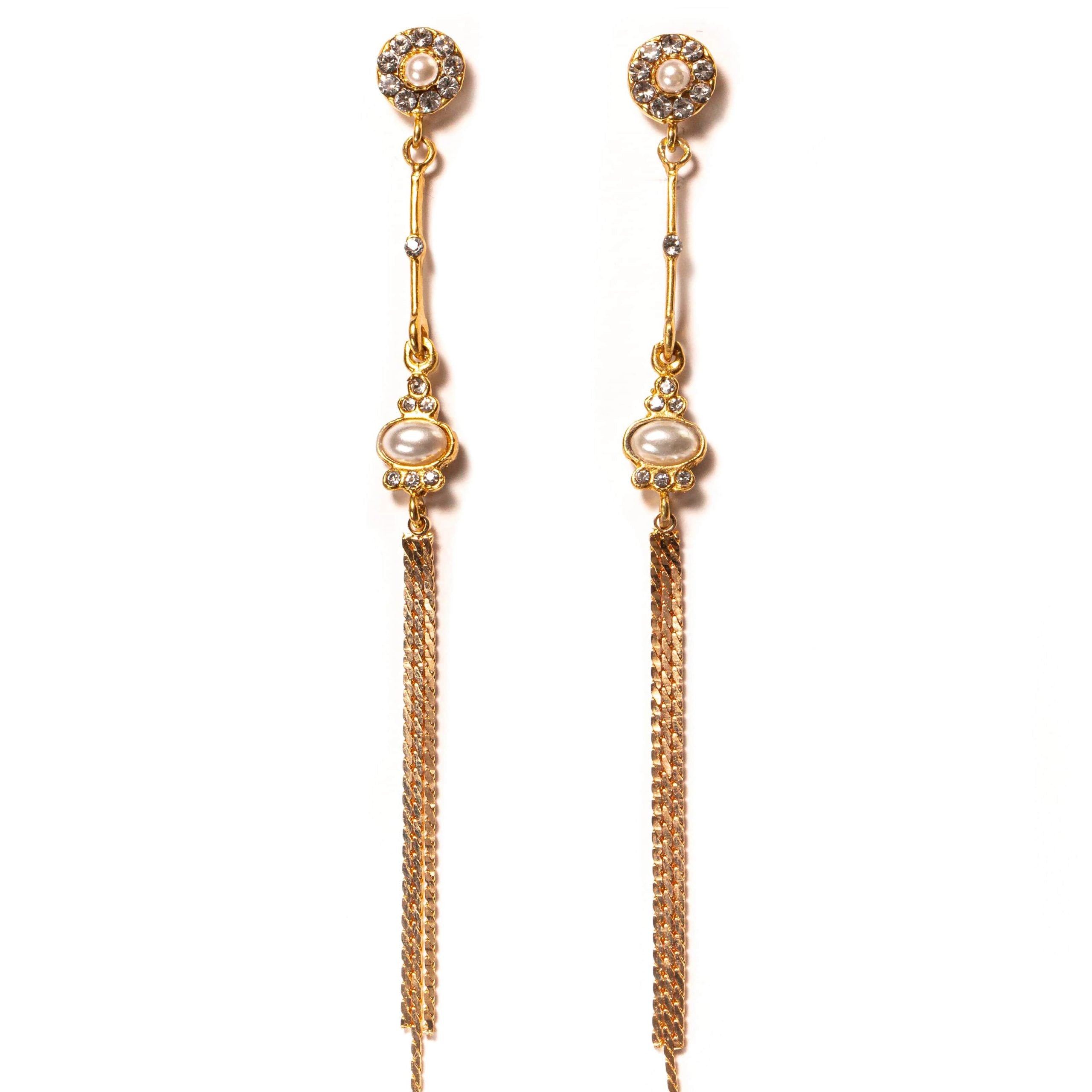 Pendientes Charles con fleco