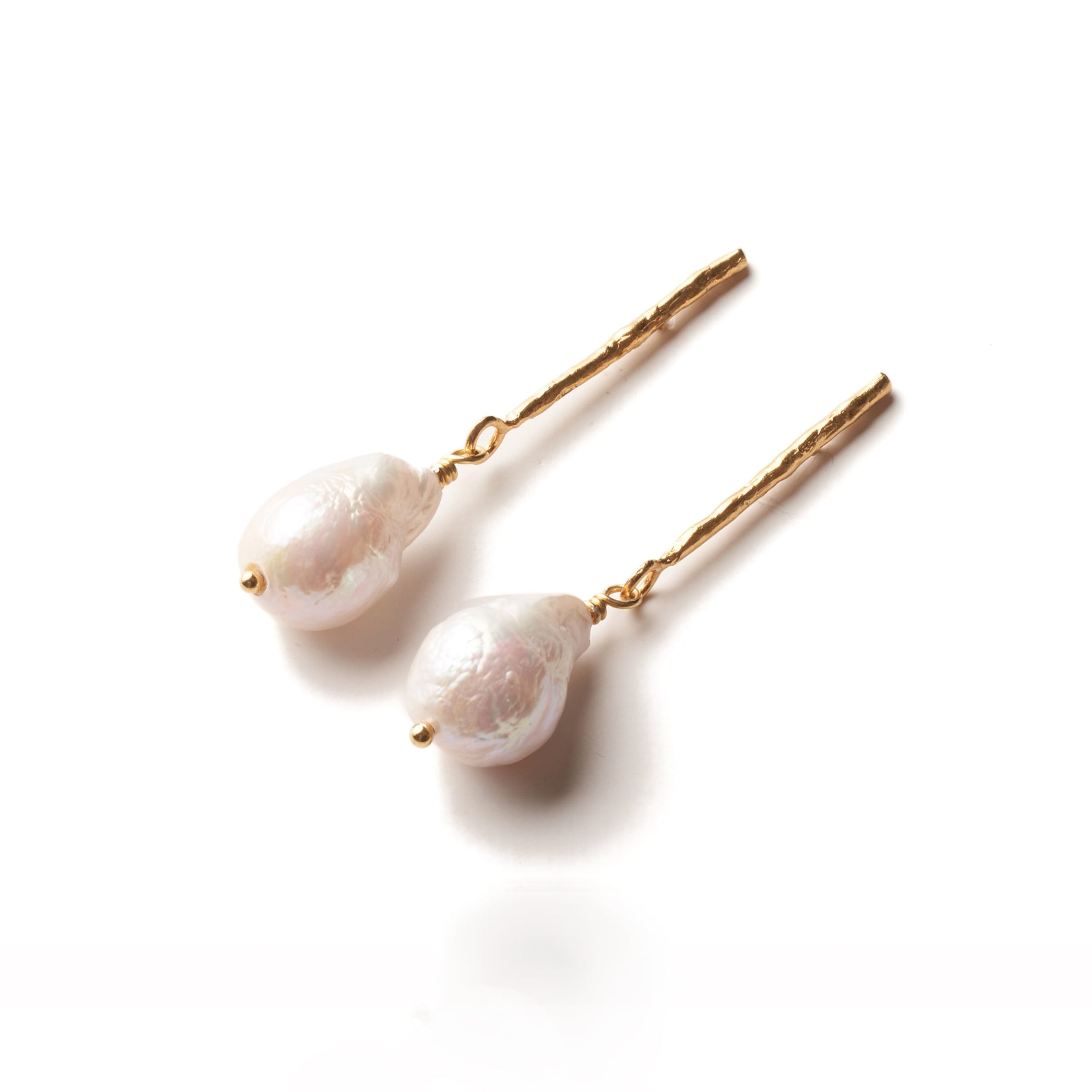 Pendientes Bastón Perla XL