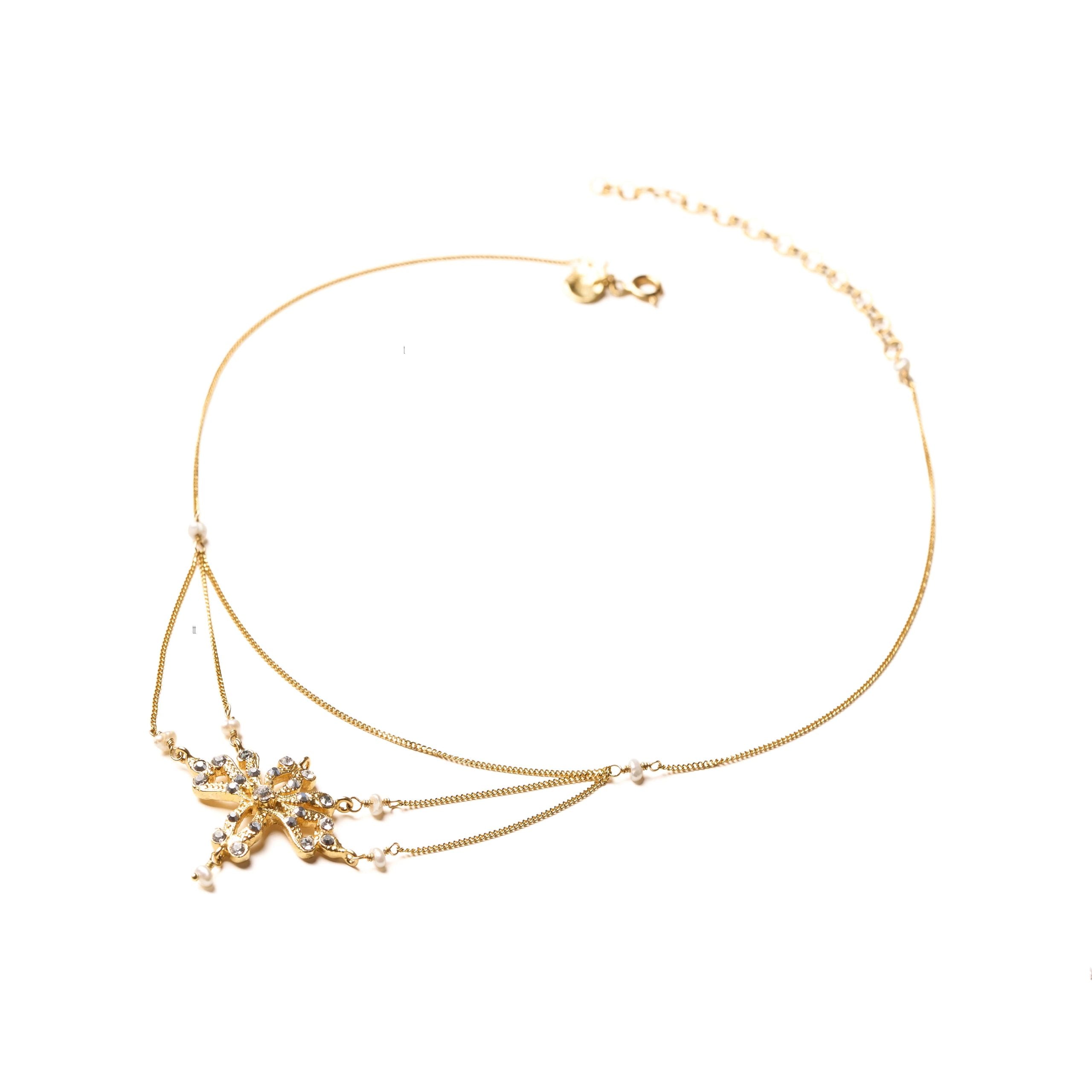 Antique Flowing Choker