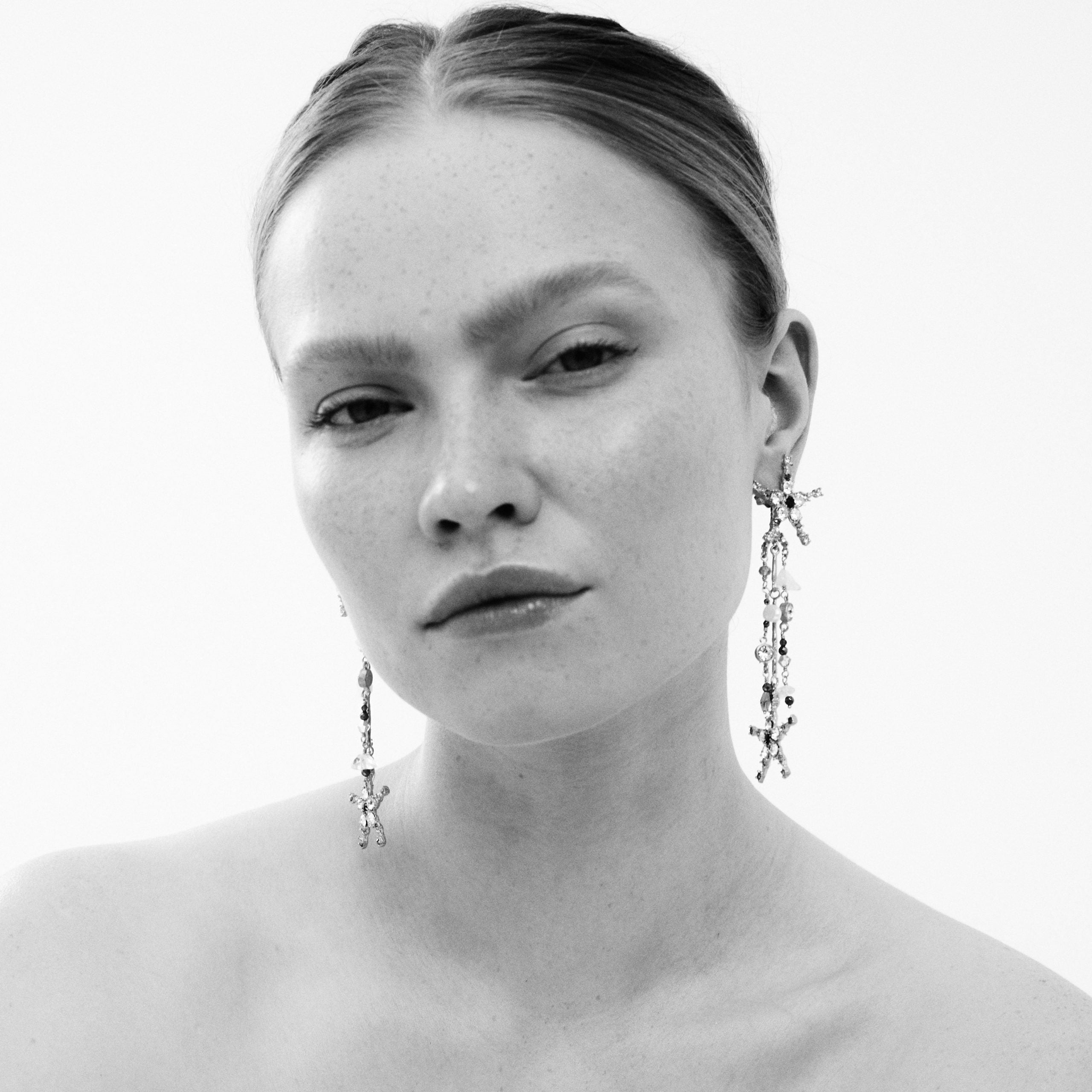 Pendientes Cascada Estrellas