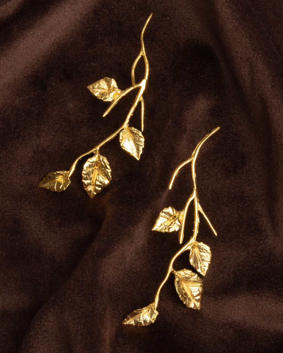 Pareja de pendientes Rama