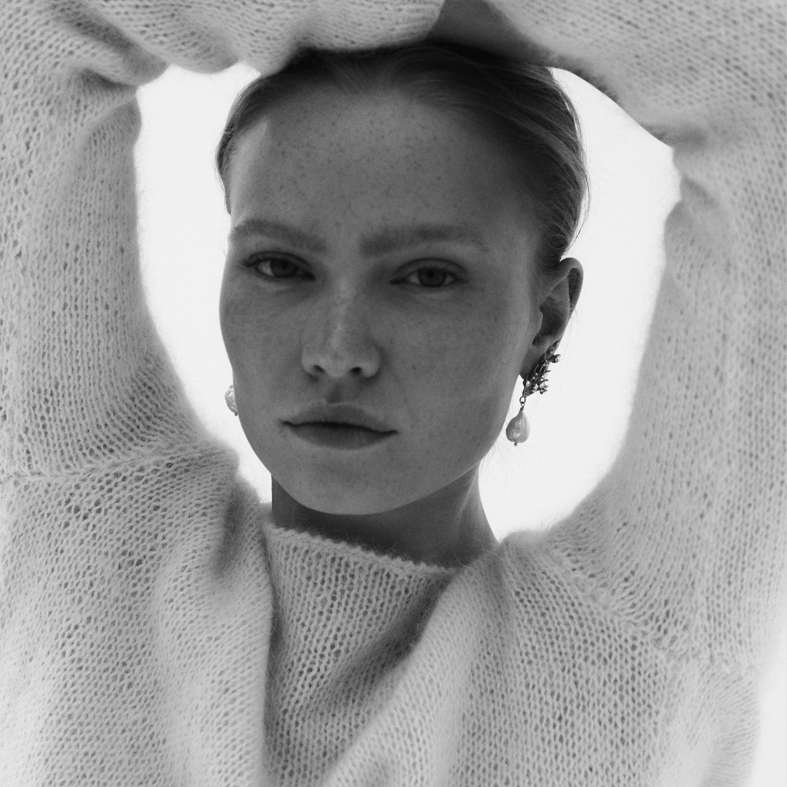 Pendientes Perla Racimo