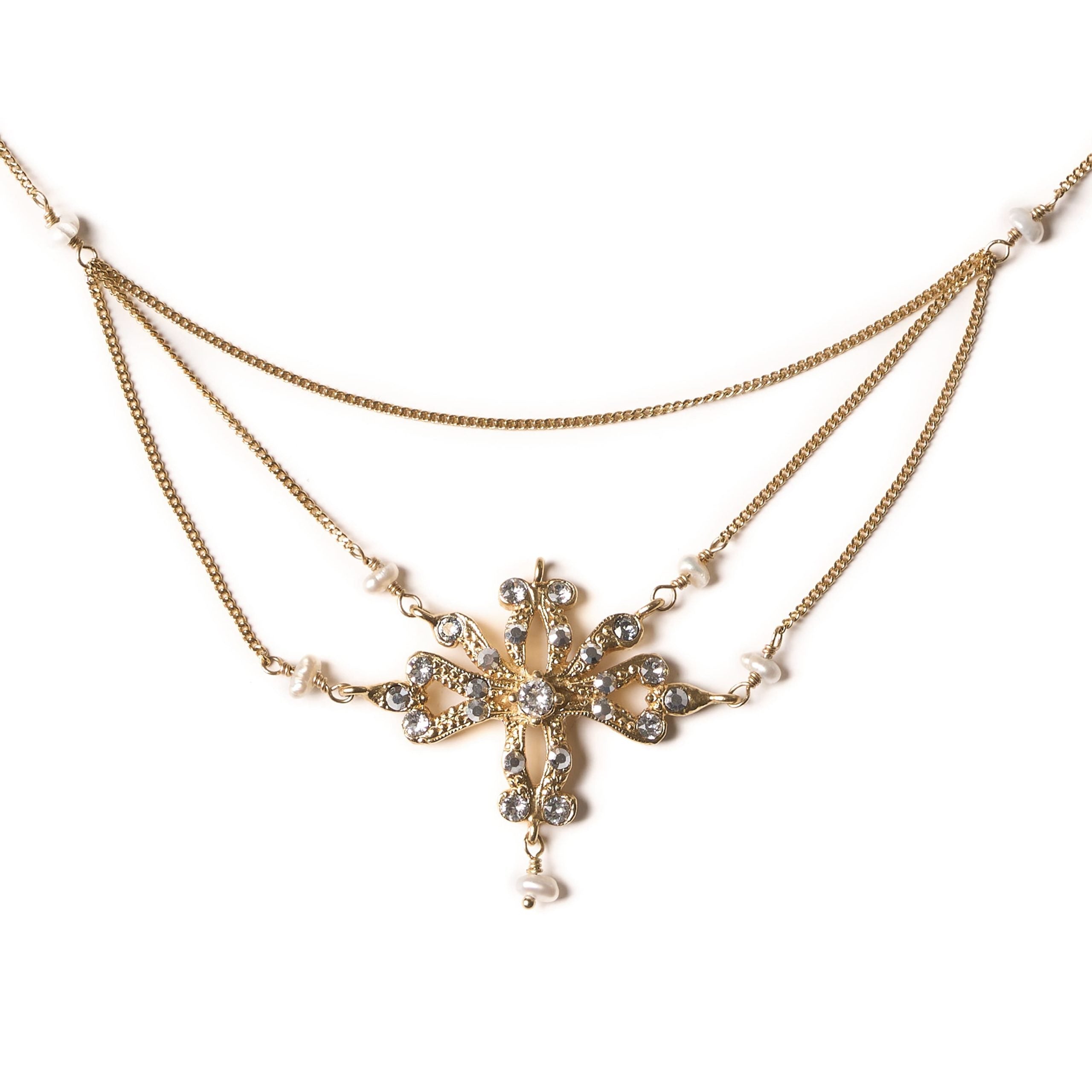 Antique Flowing Choker