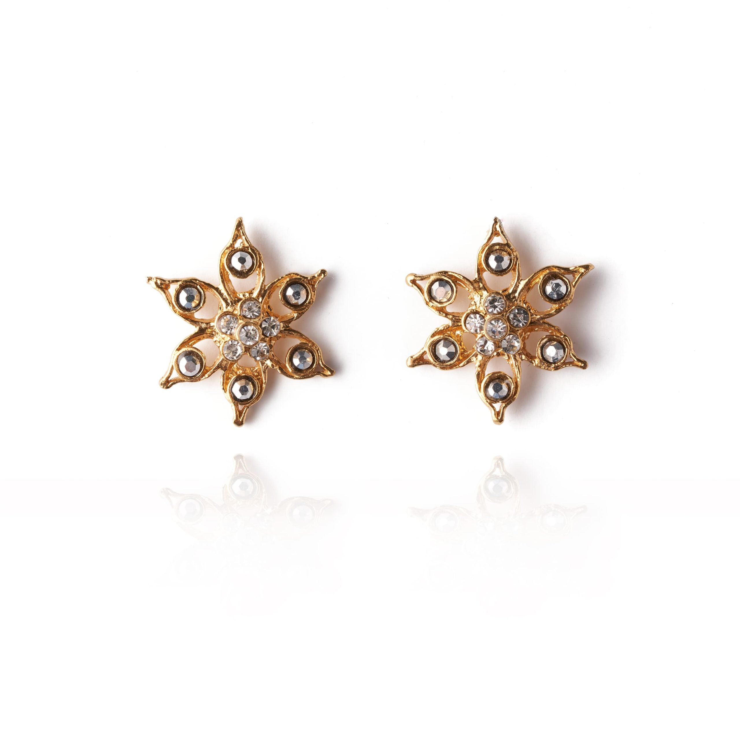 Star M Earrings