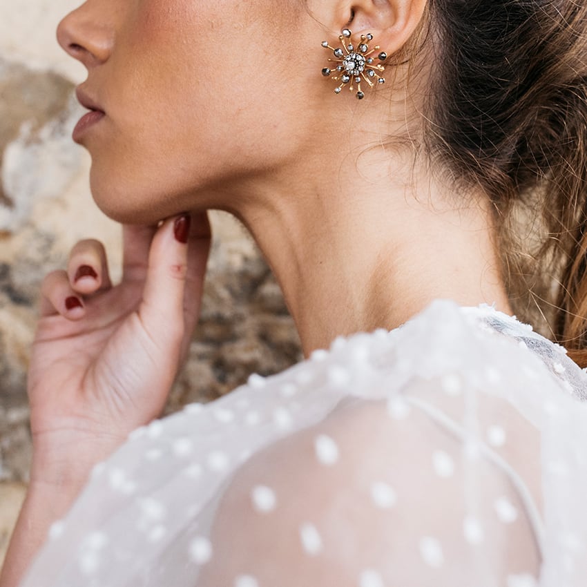 Pendientes Sol Talla L