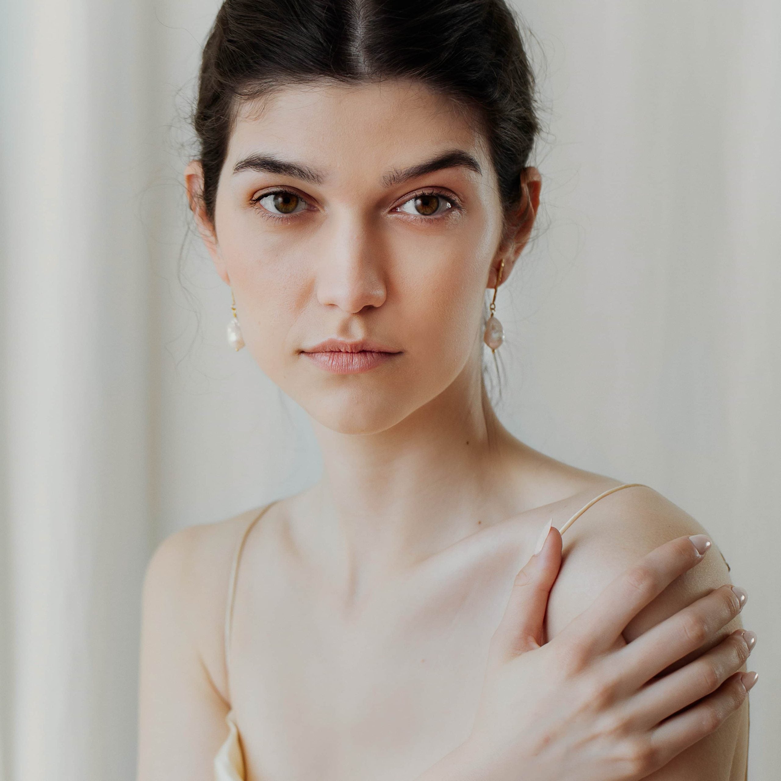 Pendientes Bastón Perla XL