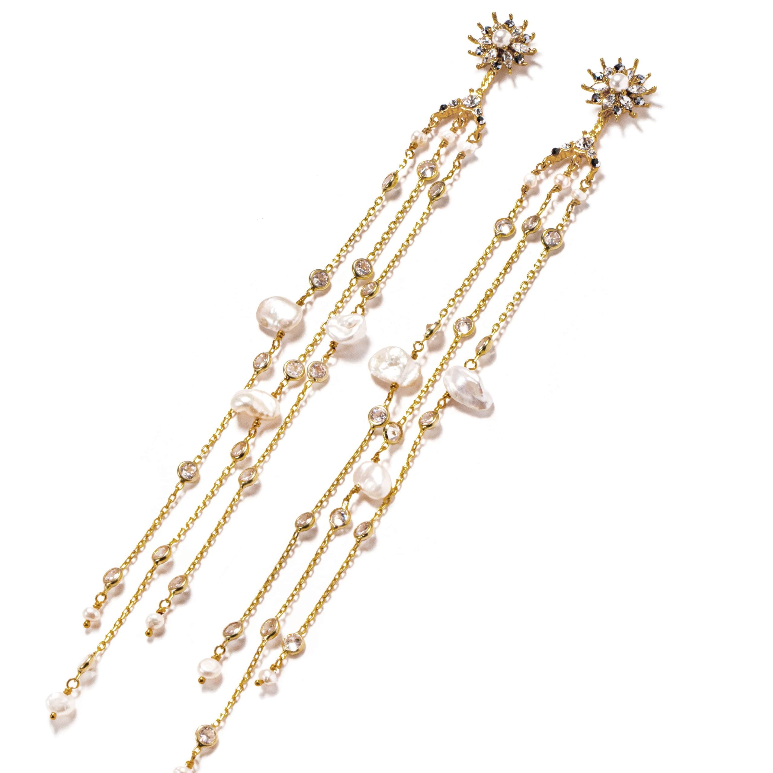 Flecos Eiffel Perla Extra Largos