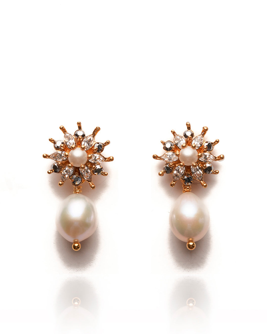 Pendientes Époque Perla Corto