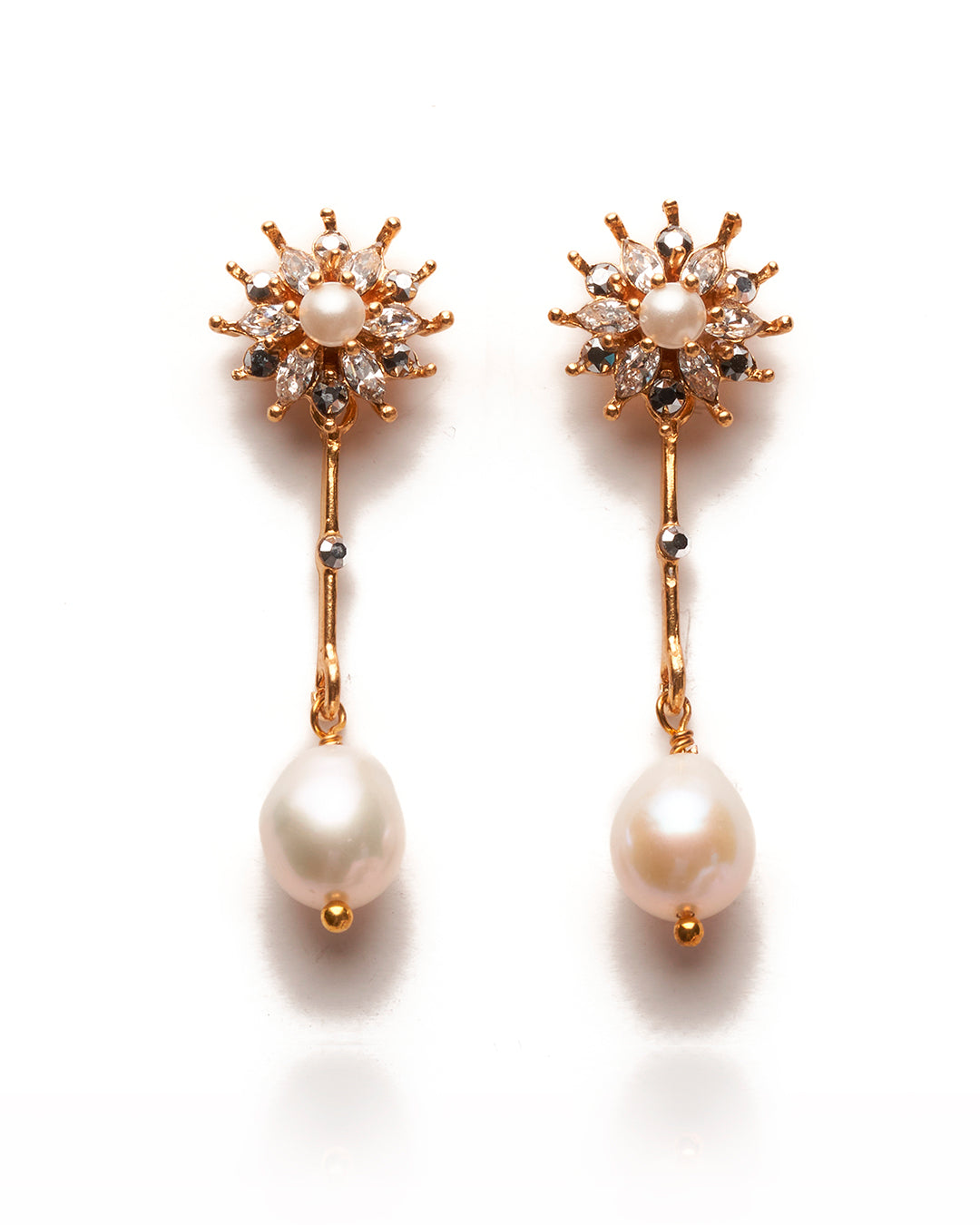 Pendientes Époque Perla Largo