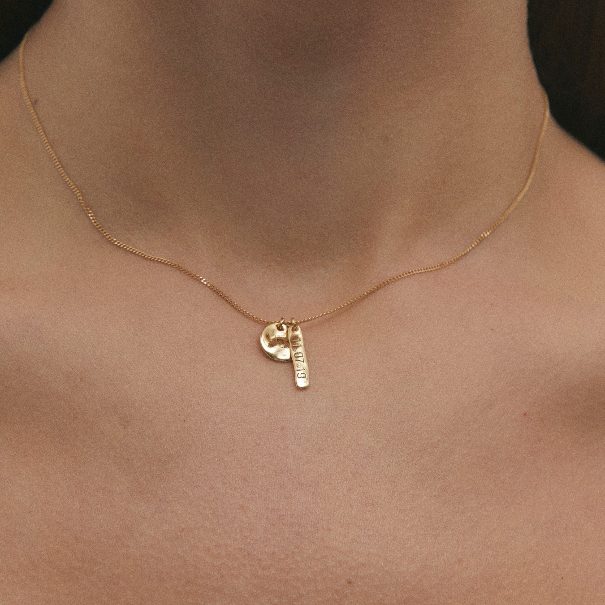 Colgante Placa Fecha