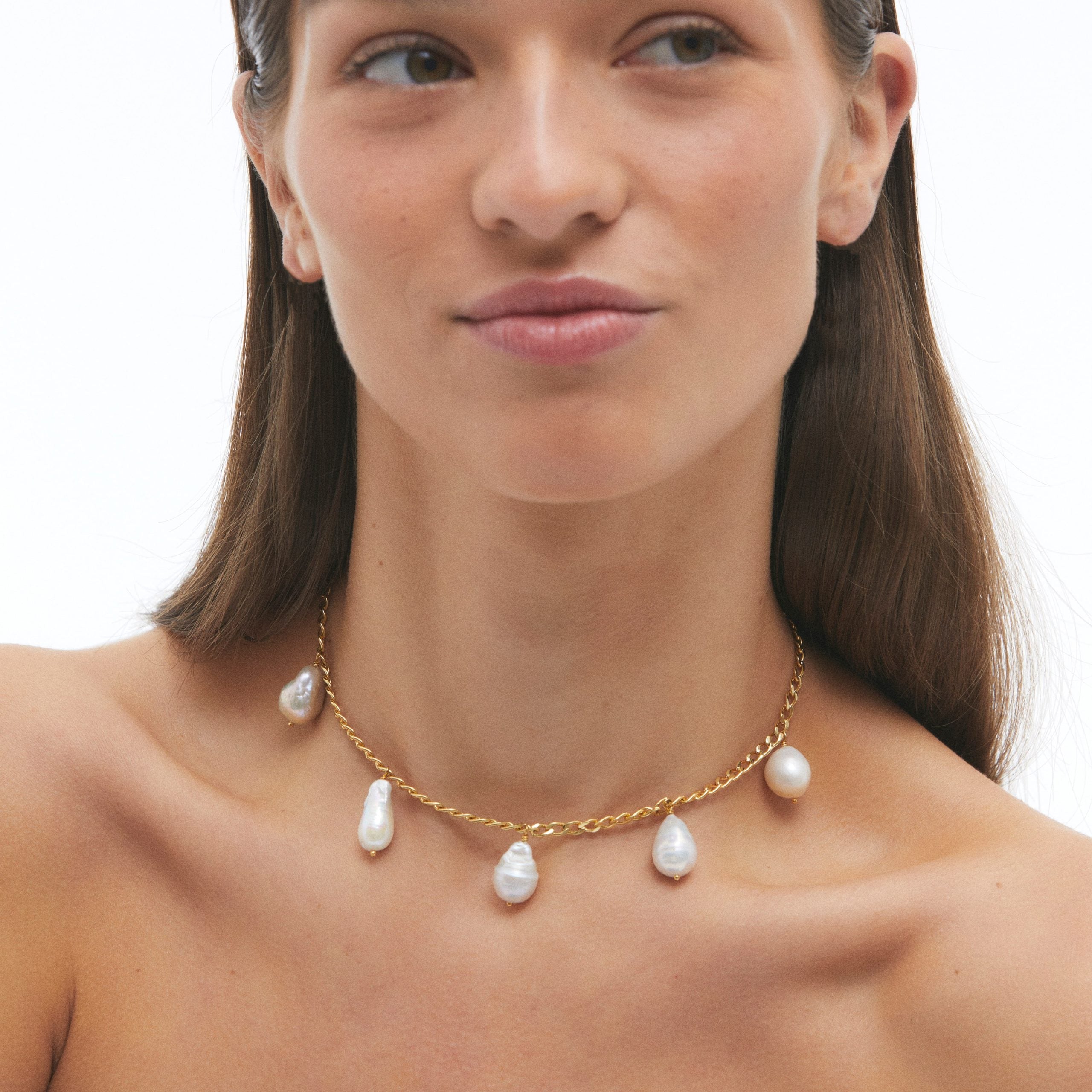 Gargantilla Bastón de perlas