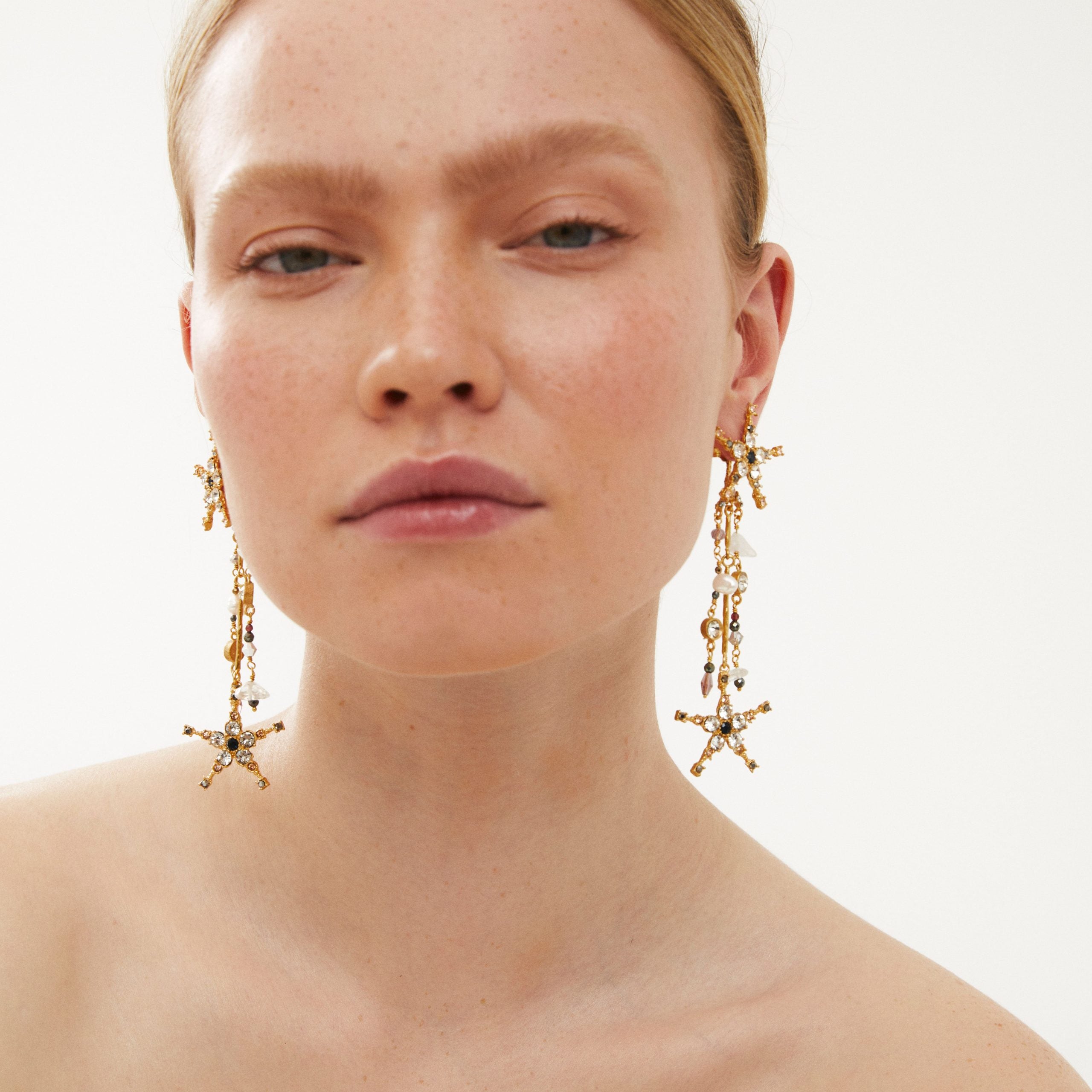 Pendientes Cascada Estrellas