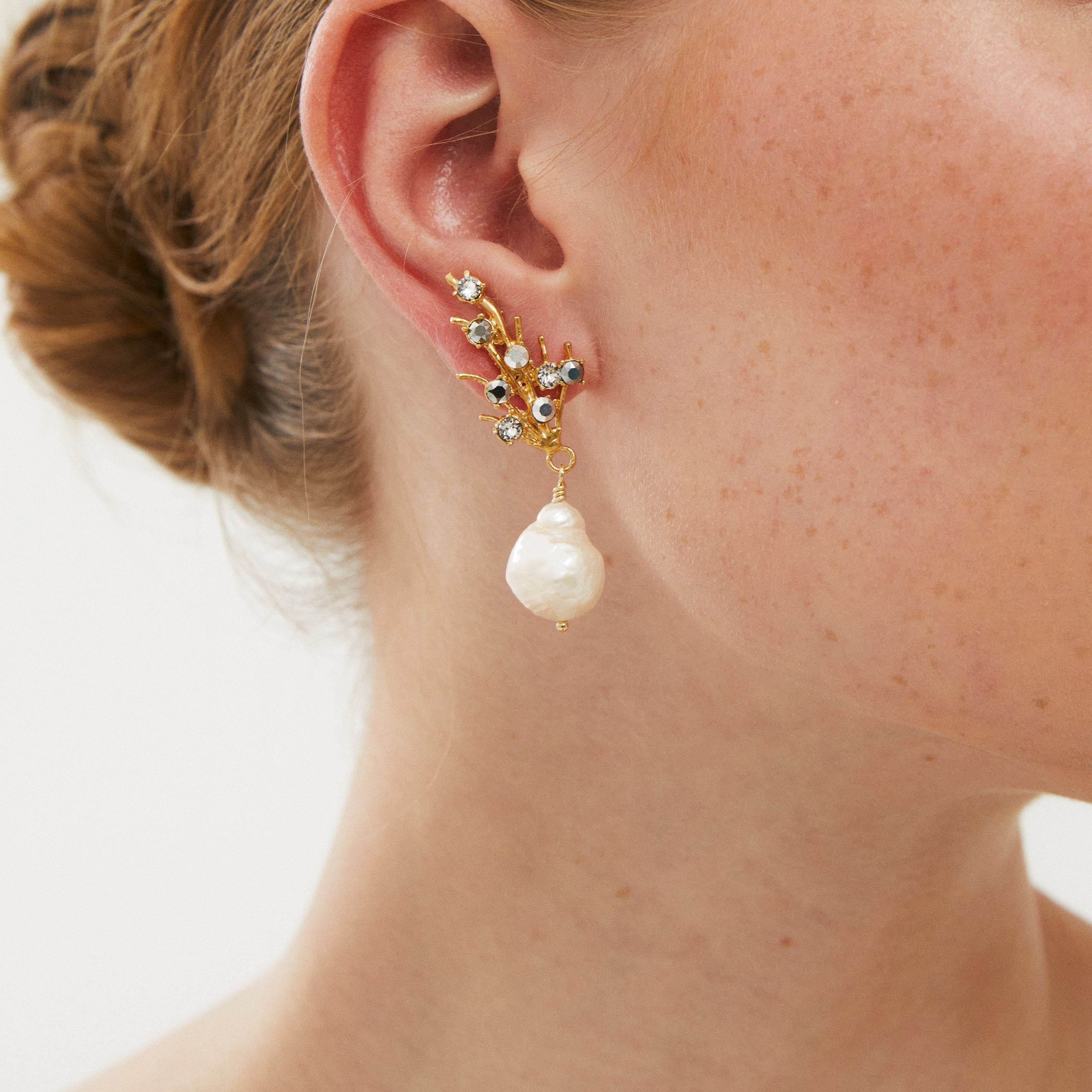 Pendientes Perla Racimo