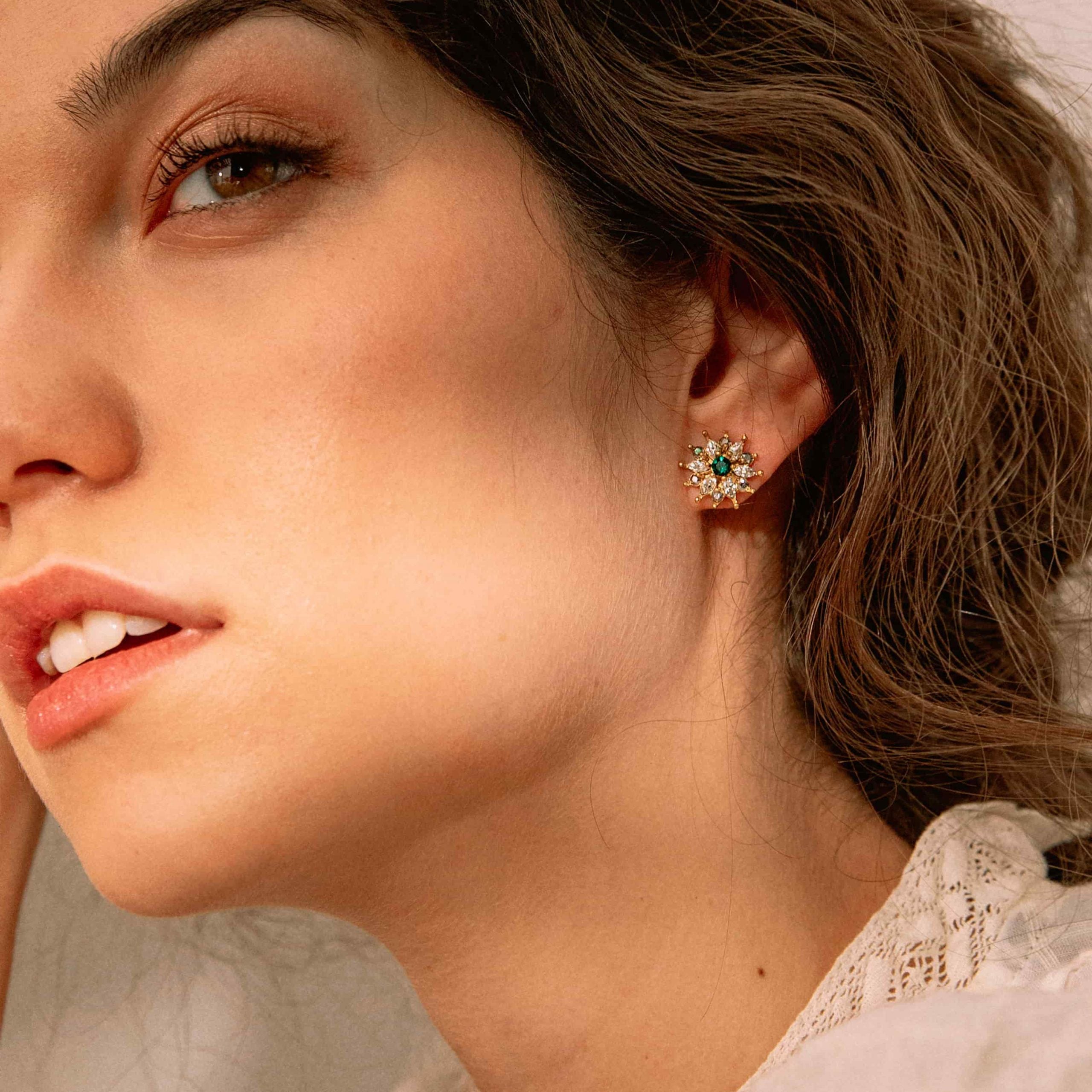 Pendientes Roseta Époque