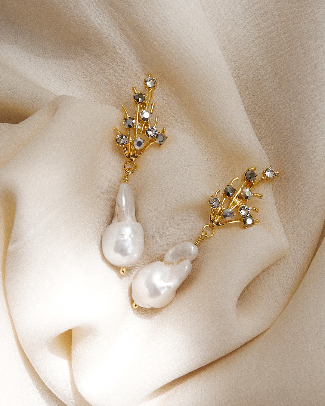 Pendientes Perla Racimo